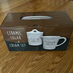 Ceramic Sugar and Cream Set